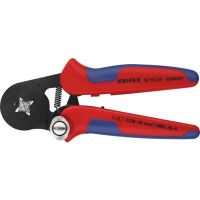 Knipex - 97 53 04 sb Selbsteinstellende Crimpzange für Aderendhülsen mit Seiteneinführung mit