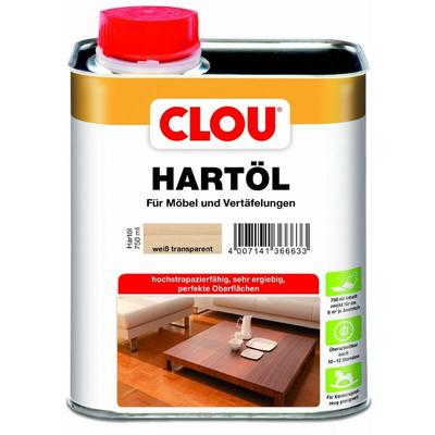 Hartöl 750 ml weiß transparent Holzöle - Clou