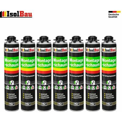 Isolbau - Pistolenschaum 7 x 750 ml PU-Schaum Füllschaum Montageschaum Bauschaum 1K Image