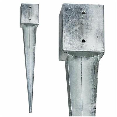 Einschlaghülsen Bodenhülse Bodenanker 750 - 900 mm Vierkant feuerverzinkt 121 x 121 mm / 750 mm Image