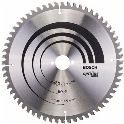 Bosch - pro Wood Kreissägeblatt, 250 x 3,2 x 30 mm, T60 Image