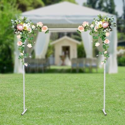 Senderpick - 2 x 2m Hochzeit Bogen quadratisch Metall Ballon Bogen Stand Set, hochwertiges Image