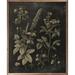 Winston Porter Vintage Neutral Floral Print Black Framed On Wood | 10 H x 8 W x 1.5 D in | Wayfair 21873E4F3B3140528EC592D2F0BAC7AB