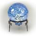 Latitude Run® Duann Gazing Ball Glass/Metal in Blue | Wayfair B5A4C302B1CA4A3996E44CBE4E8F2441