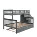 Harriet Bee Janiaha Slat Storage Bed in Gray | 58 H x 54.33 W x 77 D in | Wayfair 5D9E450C096D48C09A9C5E9FED5AEB72