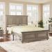 Alcott Hill® Traditional Town & Country Style Pinewood Vintage Bed in Gray | Queen | Wayfair 15FCE3D565384583BFD012F5B3EE536A