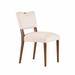 Orren Ellis Jaila Velvet Side Chair Dining Chair Wood/Upholstered/Velvet in Brown | 33.01 H x 19.01 W x 23.01 D in | Wayfair