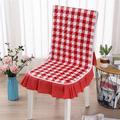 Gracie Oaks Polyester Box Cushion Dining Chair Slipcover in Pink/Red | 20.86 H x 17.71 W in | Wayfair 9695162F4FB4453198D0C181BDF9B1D7