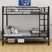 Harriet Bee Javiar Bed Metal in Black | 66.7 H x 85.98 W x 77.2 D in | Wayfair 4EB9FC88AF1F4ADBA56D3CAEE9D58628