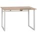 Mercer41 HOMCOM Modern Drafting Drawing Table w/ Adjustable Tiltable Tabletop Wood/Metal in Brown/Gray/White | 30 H x 47.25 W x 21.75 D in | Wayfair