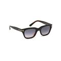 Tom Ford Herren FT0237 05B 50 Sonnenbrille, Schwarz (Nero/Altro/Fumo Grad)