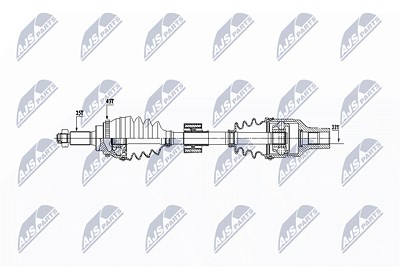 Nty Antriebswelle [Hersteller-Nr. NPW-SU-027] für Suzuki Image