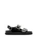 Milano Shiny Leather Sandals - Black - Birkenstock 1774 Sandals