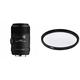 Sigma 105 mm F2,8 EX Makro DG OS HSM-Objektiv (62 mm Filtergewinde) für Canon Objektivbajonett & Hama UV-Filter 62mm (Schutz-Filter mit 4-Fach Vergütung, inkl. Filterbox)