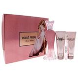 Paris Hilton Rose Rush GSWPARISHILTONROSER4 Womens Paris Hilton Gift Set - 4 Piece