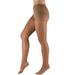 Truform Sheer Compression Pantyhose 8-15 mmHg Women s Shaping Tights 20 Denier Taupe Queen Plus