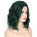 CAKVIICA Women Fashion Lady Dark Green Small Rolls Wig Curly Hair