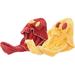 2Pack Bow Microfiber Hair Towel Wrap Yellow&Red Quick Drying Bath Hair Dry Towel Cap Cute Hair Turban Towel Absorbent Hair Drying Towel with Button for Women
