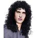 LIANGP Beauty Products Black Handsome Cruly Wig Man Long Wig Men s wig Beauty Tools