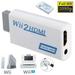 Wii to HDMI Converter Adapter Wii to HDMI 1080P 720P Output Video Converter & 3.5mm Jack Audio Output Wii HDMI Converter Supports All Wii Display Modes