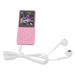 MP3 MP4 Player 1.8in Screen 8GB Memory 64GB Expandable 30 Hours Playback Multi Function Sports Music Player Pink