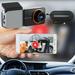 Vfedsrsge Dash Cam Wide Angle Night Vision Loop Recording Car Driving Recorder Backup Camera Android Navigation Car Recorder HD 1080 P Night Vision Electronic Dog Driving Assistance ADAS Silver