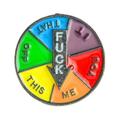 Soug Rotating Enamel Badge Funny Spinner Rainbow Brooches Pins Lucky Interactive Turntable Enamel Lapel Pins Pin Coll Pin Novelty New
