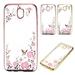 Luxury Anti-dust Soft TPU Back Case Cover For Samsung J730/J7 2017 Flower Pattern Shockof Armor Protective Shell