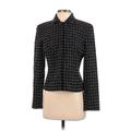 Ann Taylor Blazer Jacket: Black Houndstooth Jackets & Outerwear - Women's Size 4