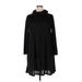 Lane Bryant Outlet Casual Dress - Sweater Dress: Black Dresses - Women's Size 14 Plus