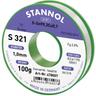 S321 2,0% 1,0MM SN99,3CU0,7CD 100G Étain à souder sans plomb sans plomb, bobine Sn99,3Cu0,7 ORH1