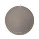 Comptoirdelabougie - Bougie Boule Rustic 10cm Gris