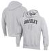 Men's Champion Heathered Gray Bradley Braves Reverse Weave Fleece Pullover Hoodie