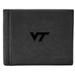 Men's Fossil Black Virginia Tech Hokies Leather Ingram RFID Flip ID Bifold Wallet