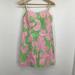 Lilly Pulitzer Dresses | Ladies Lilly Pulitzer Pink/Green Floral Spaghetti Strap Dress | Color: Green/Pink | Size: 6