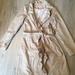 Michael Kors Jackets & Coats | Michael Kors Womens Small Long Pea Coat/Trench Jkt | Color: Cream | Size: S