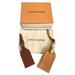 Louis Vuitton Accessories | Louis Vuitton Bundle Of 2 Brown Tan Leather Designer Luggage Tags Box Dustbag | Color: Brown/Tan | Size: Os