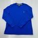 Polo By Ralph Lauren Shirts | Blue Polo Ralph Lauren Thermal Waffle Knit Long Sleeve Shirt | Color: Blue | Size: L