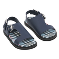 Burberry Shoes | Burberry Kids Leather House Check Sandals In Midnight Blue Size 35 Us 3.5 | Color: Blue | Size: 3.5b