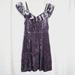 American Eagle Outfitters Dresses | American Eagle Velour Off-Shoulder Dress Small | Color: Gray/Silver | Size: S