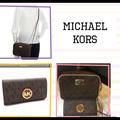 Michael Kors Bags | Michael Kors Fulton Crossbody & Carry All Wallet | Color: Brown/Gold | Size: Os