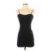 Shein Casual Dress - Mini: Black Solid Dresses - Women's Size 2X-Small Petite