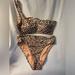 J. Crew Swim | J. Crew 2 Piece Swimsuit Fiesta Animal Print Alert | Color: Brown/Tan | Size: L