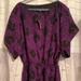 Jessica Simpson Dresses | New Jessica Simpson Sheath Dress Short Sleeve | Color: Black/Purple | Size: S