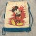 Disney Bags | Disney Mickey Mouse Cinch Sack Drawstring Backpack | Color: Blue/Red | Size: Os