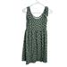 Jessica Simpson Dresses | Jessica Simpson Dress Women's Medium Green Floral Sleeveless Round Neck | Color: Green | Size: M