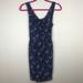 Madewell Dresses | Madewell Sleeveless Dress (Broadway & Broome) 0 | Color: Black/Blue | Size: 0