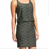 Athleta Dresses | Athleta Ariel Venice Knit Strappy Strapless Mini Swim Dress Or Workout Dress | Color: Black/Green | Size: M