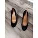J. Crew Shoes | J. Crew Black Suede Heels Almond Toe Size 6.5 Pumps | Color: Black | Size: 6.5