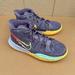 Nike Shoes | Nike Kyrie 7 Gs Daybreak Citron Basketball Shoes Sneakers Youth Size 3.5y Ct4080 | Color: Purple/Yellow | Size: 3.5b